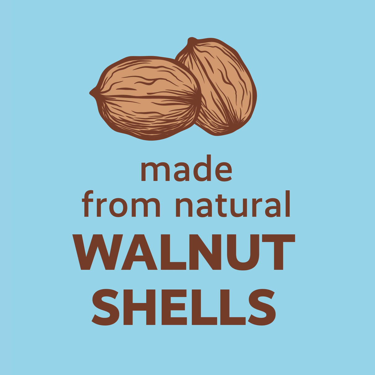 Naturally Fresh Cat Litter Made From Walnut Shells, 1-2 Cats, Unscented, Upcycled, Easy Scooping, Sustainable, 26 Lbs Naturally Fresh