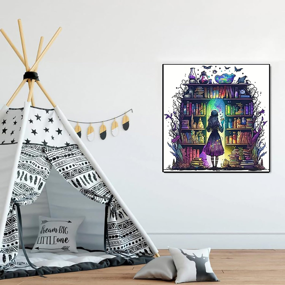 AIBOERL Diamond Painting Kits for Adults - Magic Book DIY 5D Diamond Art Kits Full Drill Diamond Dots Paintings with Diamonds Gem Art and Crafts Home Decor 【13.78x13.78inch】 AIBOERL