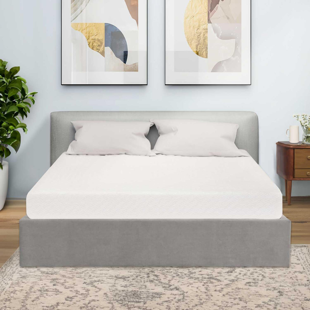 NEO SLEEP 6 Inch Full Cooling Memory Mattress for Pressure Relief & Cool Sleep Medium Firm CertiPUR-US Certified Mattress-in-a-Box Comfort & Supportive Fiberglass Free (Full, 6 in) NEO SLEEP