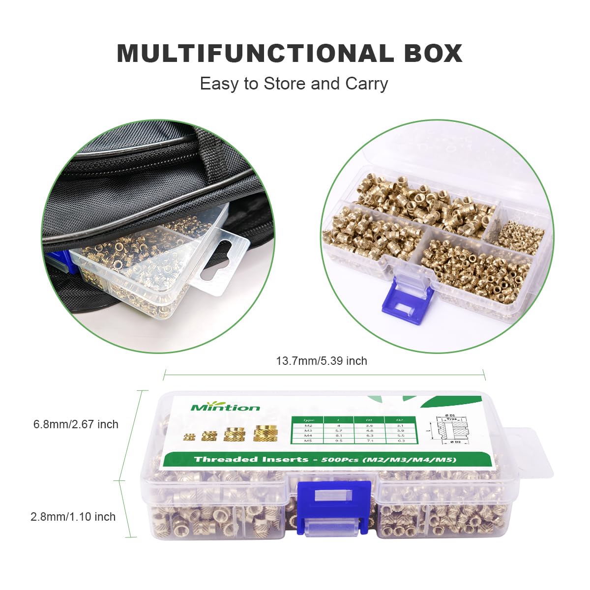 3D Printer Accessories Handheld Soldering Iron Kit 90W, 3D Printer Tools Heat Set Insert Tool, Heat Insert Tool 3D Printing Smoothing Tool Kit, Threaded Inserts Heat Insert Brass Nut Kit Mintion