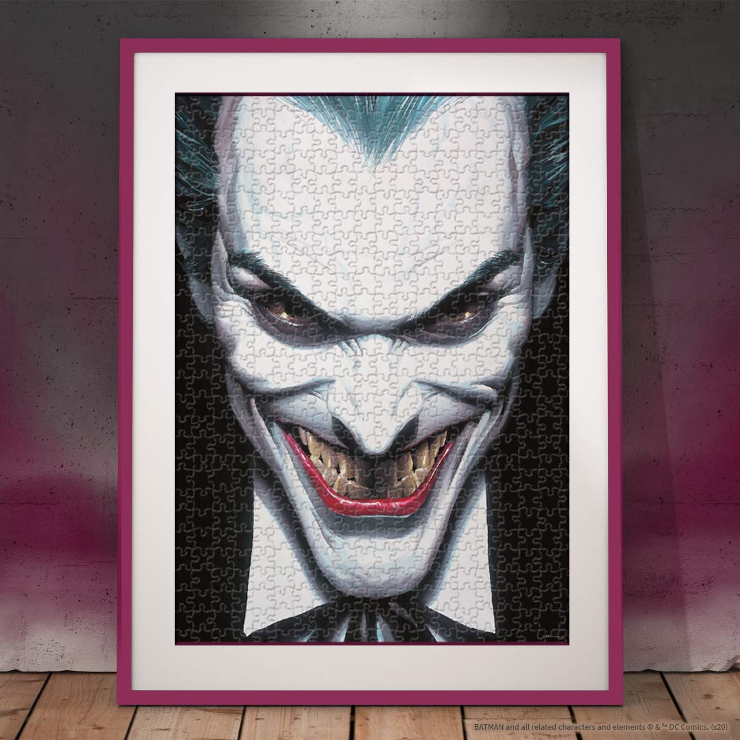 USAOPOLY The Joker Crown Prince of Crime 1000 Piece Jigsaw Puzzle | Collectible Puzzle Featuring Crime Villain Joker | Officially Licensed DC Comics Merchandise (PZ010-536-002000-06) USAOPOLY