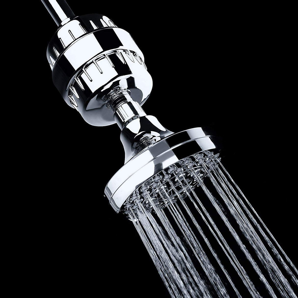 AquaBliss High Output Revitalizing Shower Filter - Reduces Dry Itchy Skin, Dandruff, Eczema, and Dramatically Improves The Condition of Your Skin, Hair and Nails - Chrome (SF100) AquaBliss