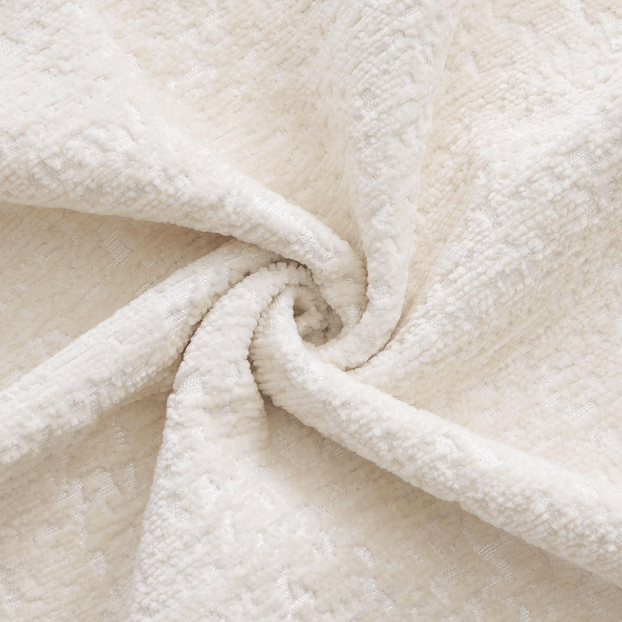 TROMIRY 110" Cloud Couch for Living Room Fluffy Comfy Couches for Apartment | 3 Seater Sectional Couch with Ottoman | Ivory White TROMIRY