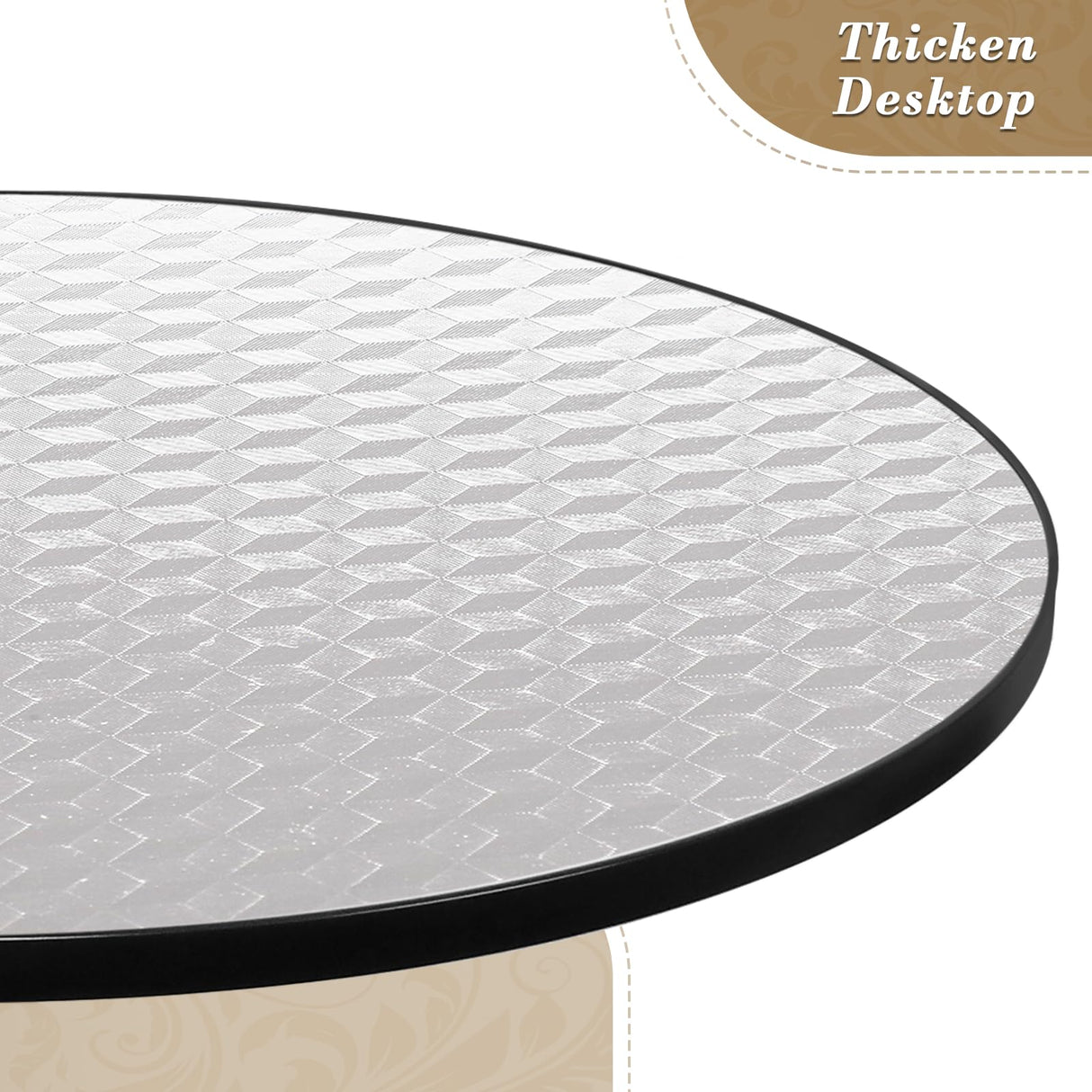 Athena Collection Modern Bar Table Round Top Height Adjustable, Tall Bistro Pub Cocktail Table Height Top and Sturdy Base, Suitable for Home Kitchen Pub Restaurant Outdoor, Silver Athena Collection