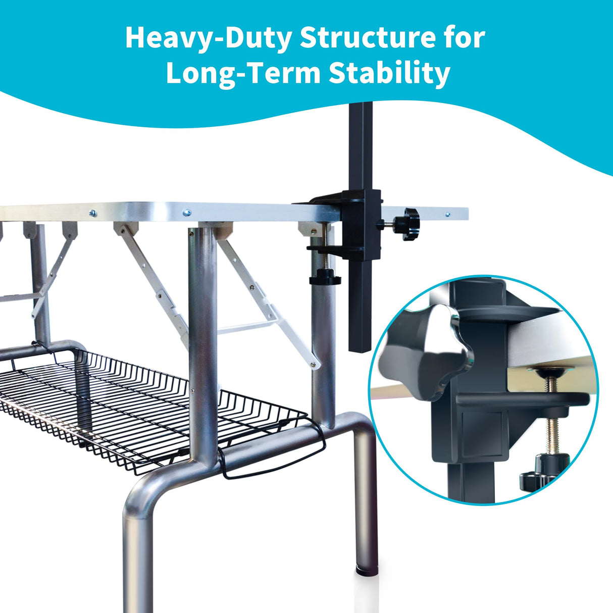 SHELANDY 46-in Dog Grooming Table for Large Pets SHELANDY