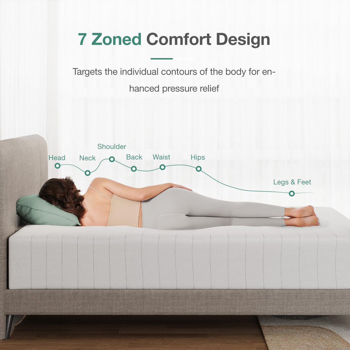 Novilla King Mattress, 12 Inch Foam Mattress in a Box, High Density Base Foam for a Cozy Sleep, Pressure Relief, Medium Plush King Size, Reversible Novilla