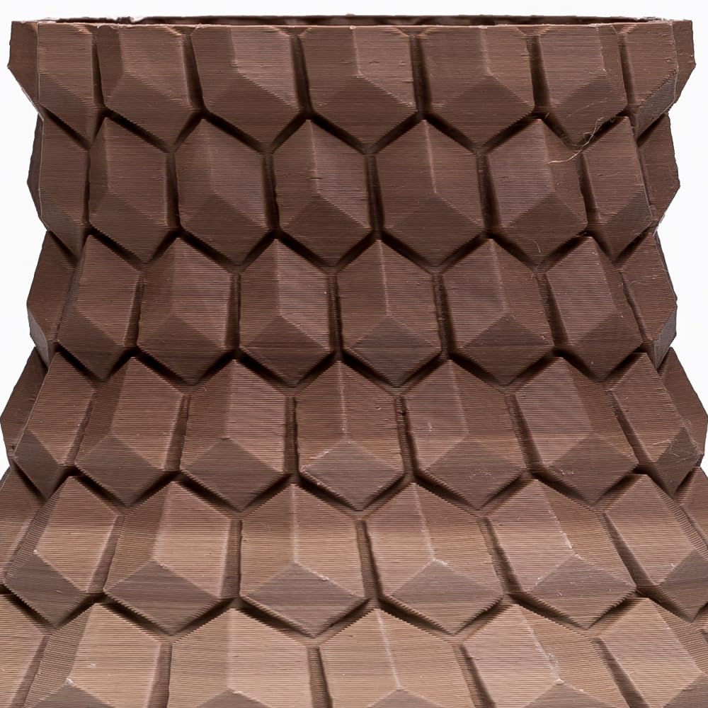 Micro Center Inland Matte PLA 3D Printer Filament, Matte Wood Rainbow 3D Printing Filament 1.75mm, 1kg Cardboard Spool (2.2 lbs), Dimensional Accuracy +/- 0.03mm, FDM/FFF 3D Printers INLAND