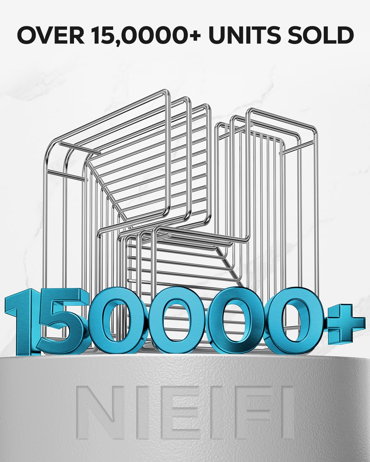 Nieifi Corner Shower Shelves Stainless Steel, Adhesive Shower Caddy Basket Rack with Hooks, Rust Proof for Bathroom Shelf Shampoo Holder (Silver, 2 Pack) Nieifi