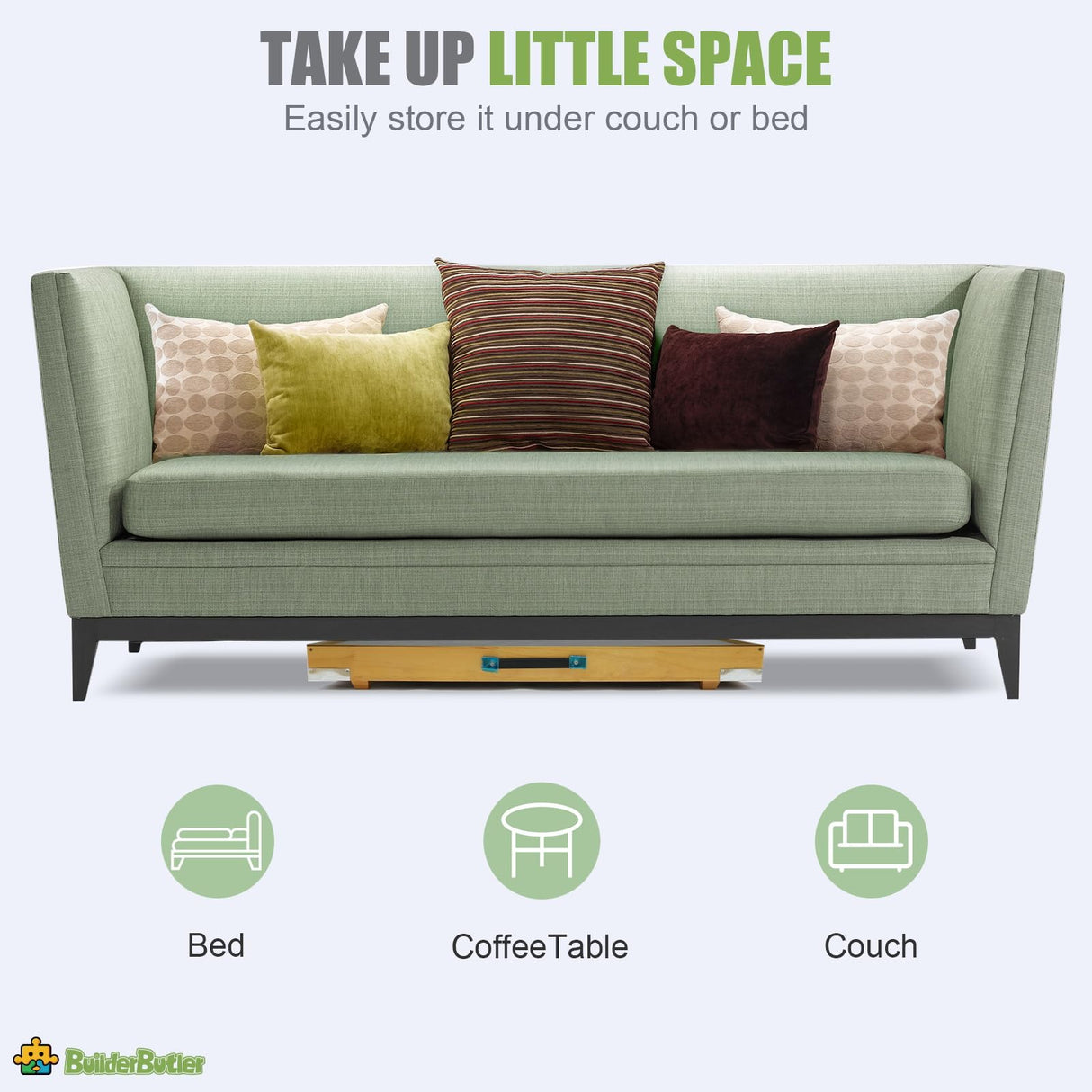 BuilderButler 1500 Pieces Puzzle Table with Legs,25"x34" Wooden Jigsaw Puzzle Board with 4 Drawers & Cover,3-Tilting Angles for Puzzle Enthusiasts BuilderButler