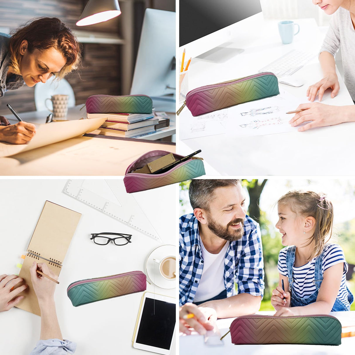 Heshengping 26 Pack Sketching Set Drawing Pencils Kit Art Supplies Include Graphite Charcoal Professional Pencils Set Cute Portable case for Artists Adults Beginners Artist Heshengping