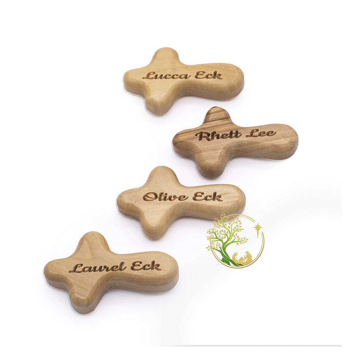 Personalized Comfort Cross for Baptism, Christening & Confirmation - comfort cross gift | Customized Olive wood comfort cross cross for kids& adults | comfort Cross for boys and girls PHLG