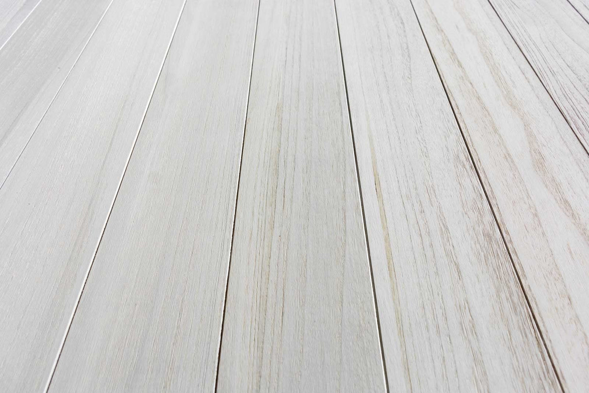 Luxdecor Real Wood Planks for Wall- White Shiplap Boards 5" Peel and Stick Shiplap Boards 10 Pieces Wall Shiplap Planks Board 12.5 Sq Ft Luxdecor