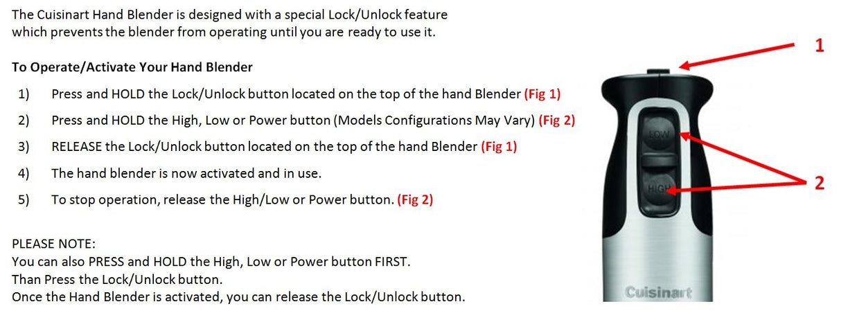 Cuisinart CSB-76BC SmartStick 200-Watt Immersion Hand Blender, Brushed Chrome Cuisinart
