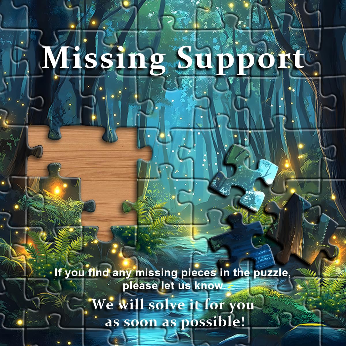 Impossible Puzzles for Adult 1000 Pieces, Magic Forest Fantasy Puzzle,Nature Difficult Challenging Jigsaw Puzzles PICKFORU