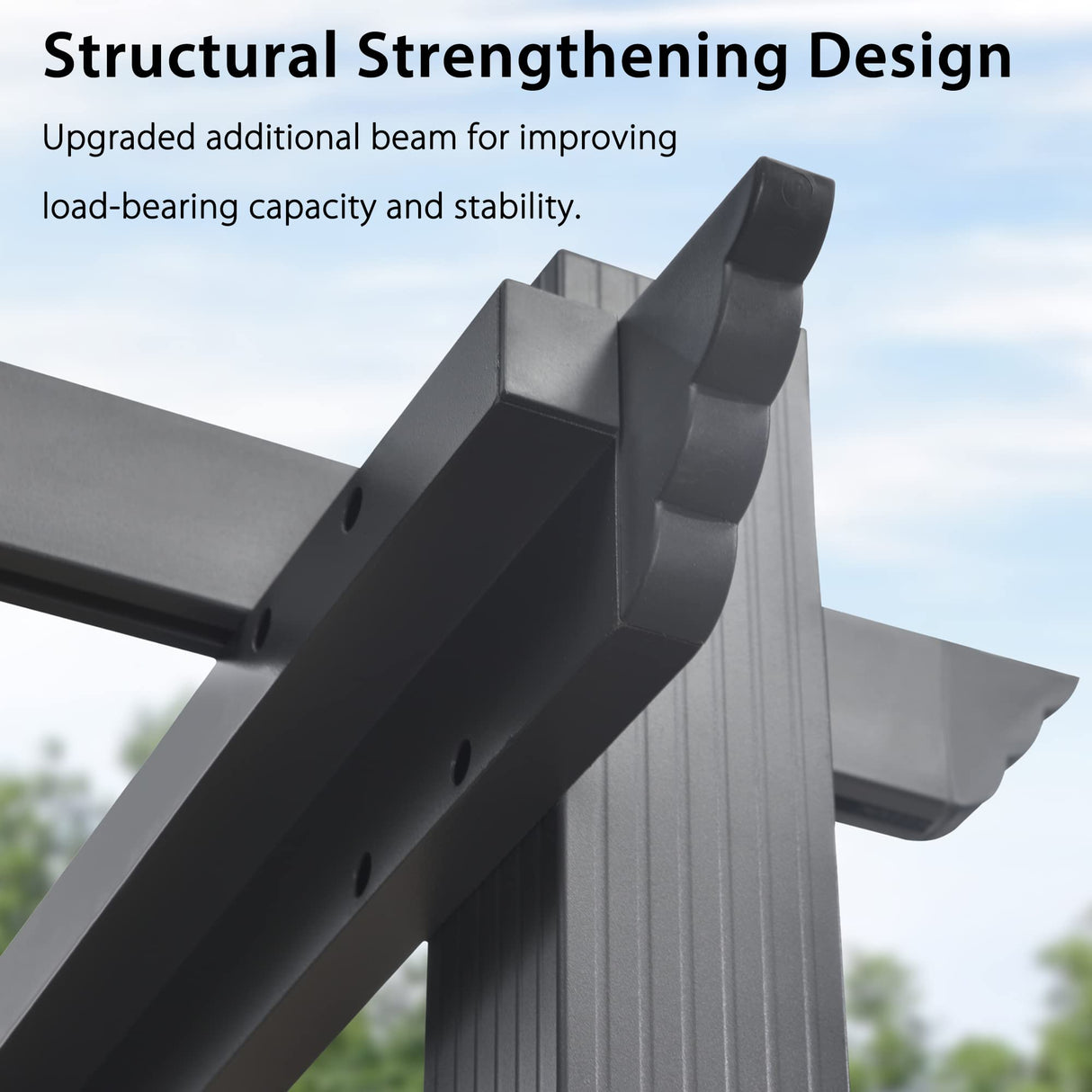 PURPLE LEAF 12' X 16' Outdoor Pergola with Retractable Canopy Aluminum Shelter for Porch Garden Beach Sun Shade Pavilion Grape Trellis Grill Gazebo Modern Backyard Deck Metal Patio Pergola Beige PURPLE LEAF