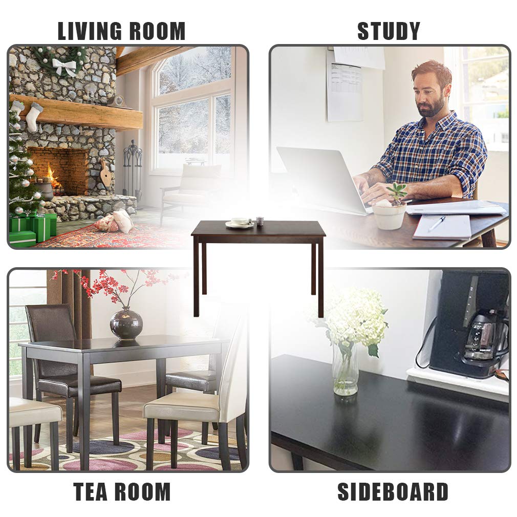 Dining Table Kitchen Table Dining Room Table Small Kitchen Table for Small Spaces Table Dinner Table Home Furniture Rectangular Modern FDW