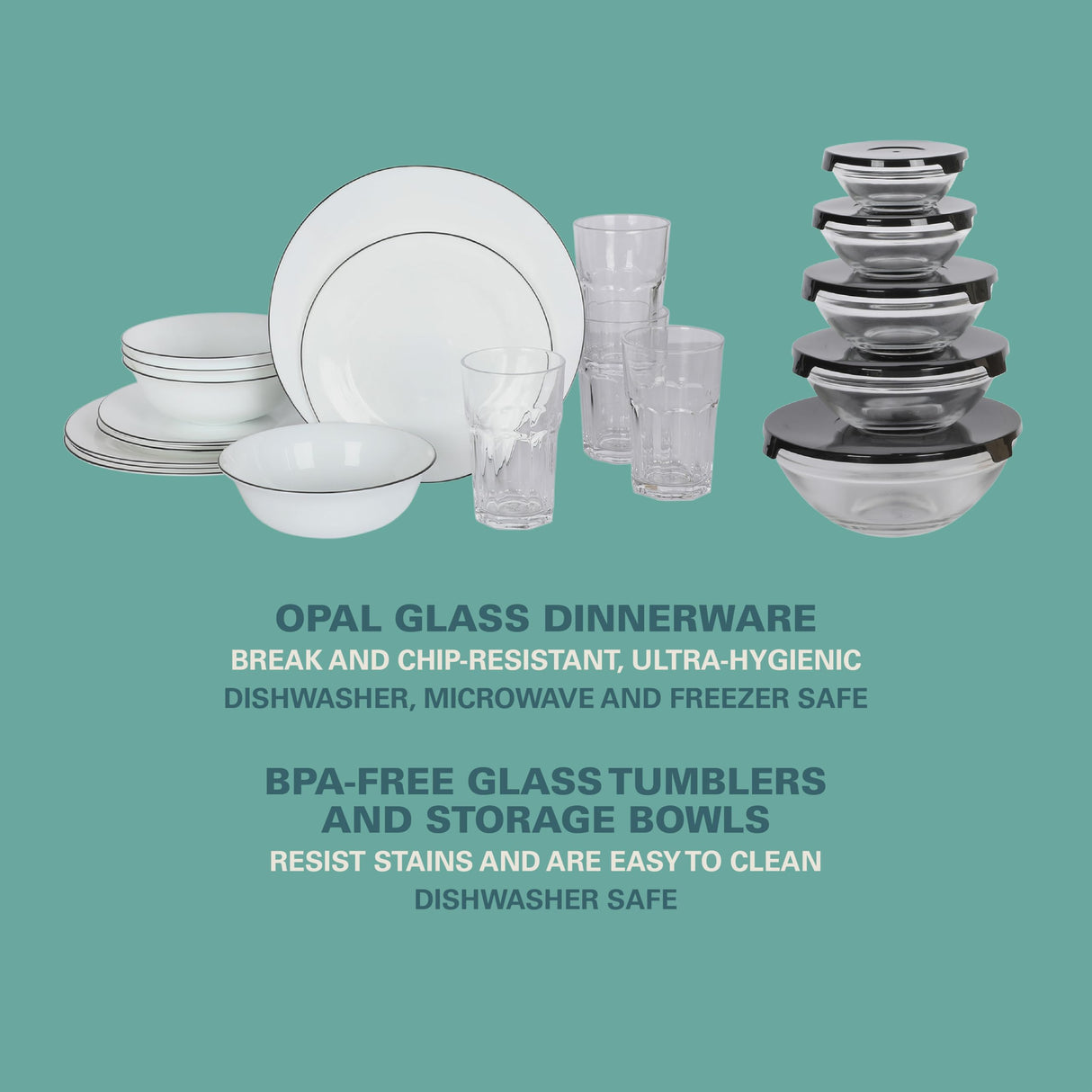 Gibson Home 74 Piece Kitchen in a Box Pots and Pans Cookware, Plates and Bowls Dinnerware, Cutlery Knife Block, Flatware Utensils, Kitchen Tools & Gadgets, Kitchen Storage, Glasses Set Gibson Home