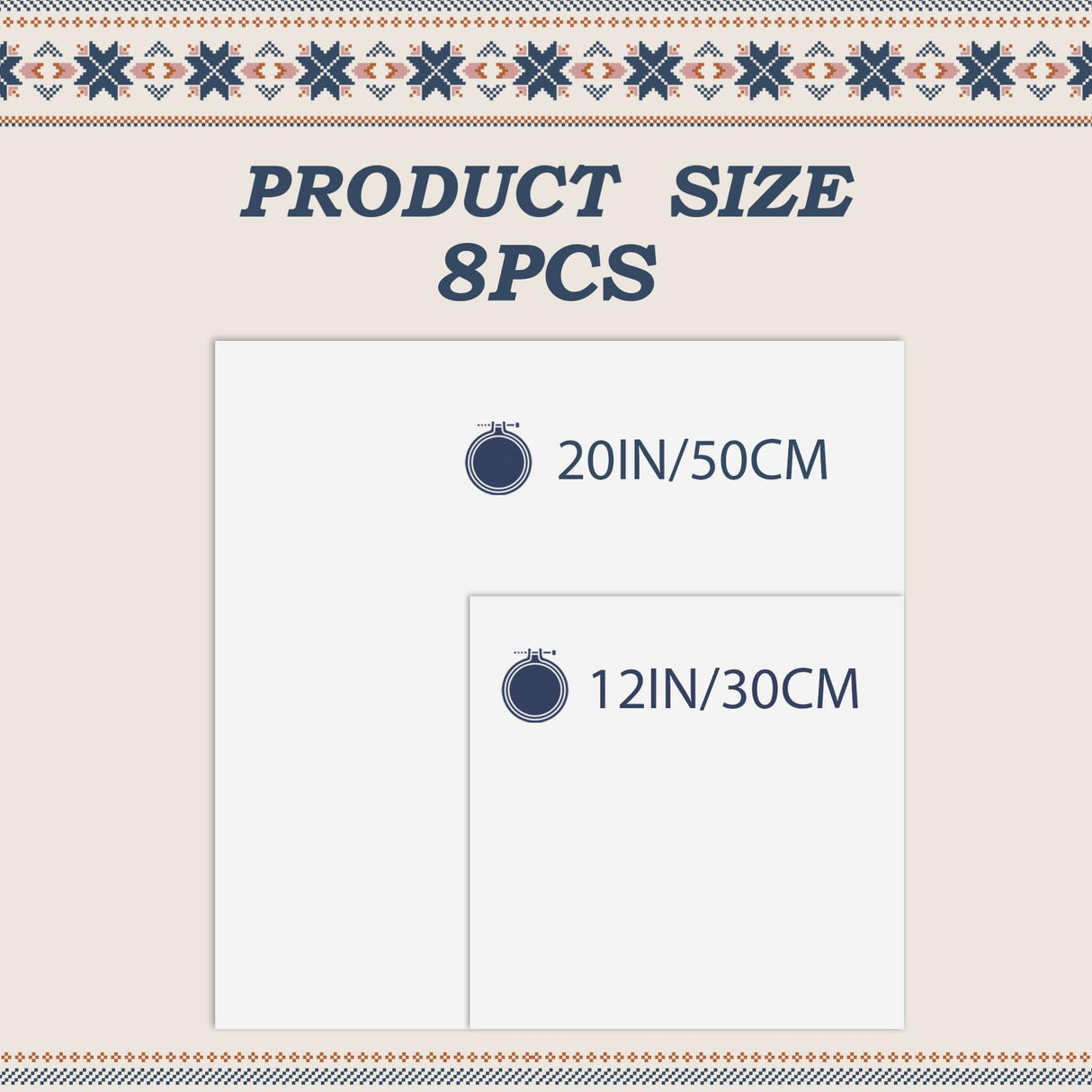 8 PCS Linen Embroidery Fabric, Pre-Cut Solid Color 12 × 12 Inch Square Needlework Fabric, Sewing Quilting Cloth for DIY Garment Crafts, Embroidery Project, Bright White LOVOUS