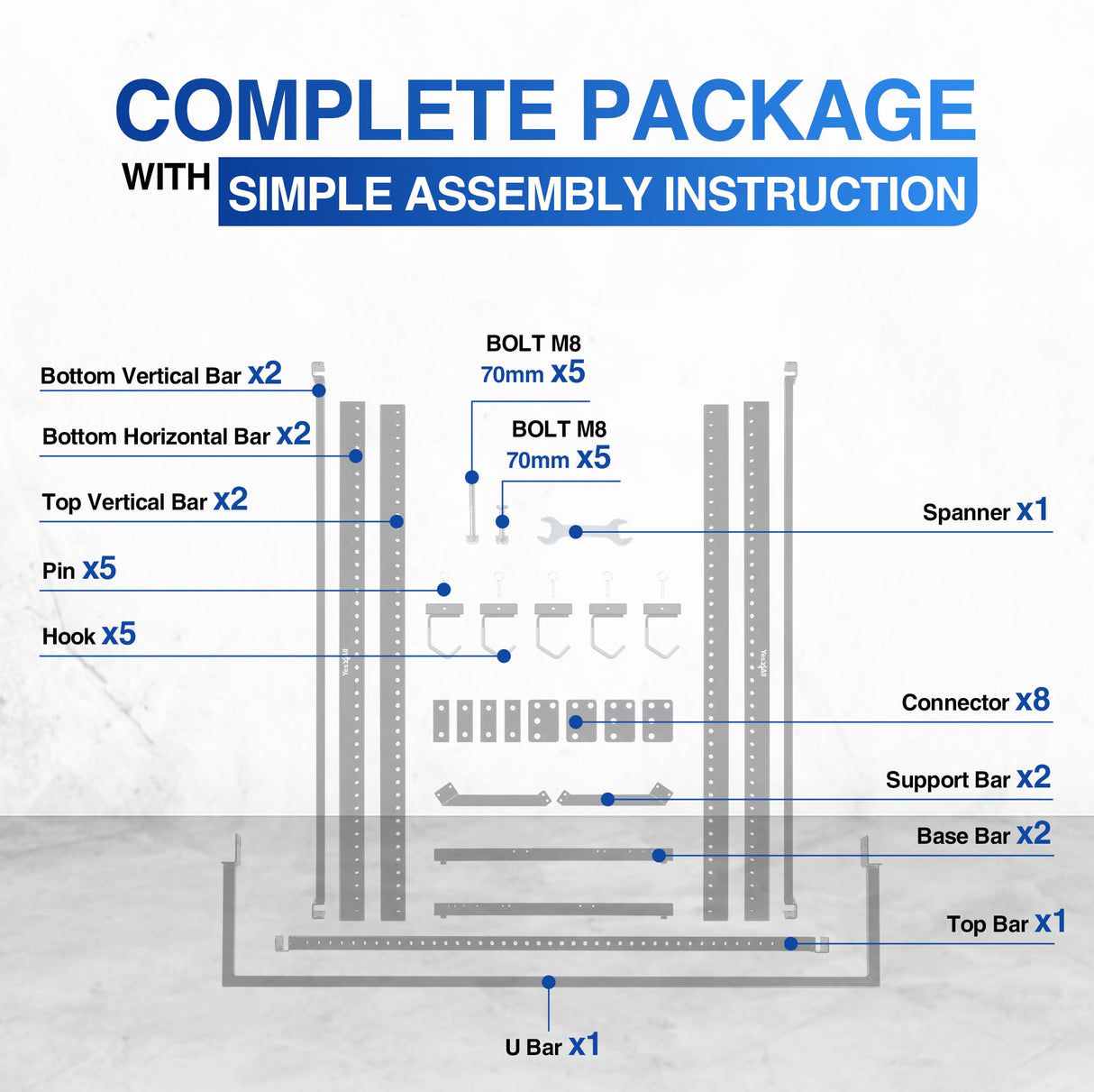 Yes4All Freestanding Bike Storage Rack, 300 Lbs 5 Levels Sturdy Steel Vertical Bike Rack, Bike Racks for Home and Garage Organizer, Indoor/Outdoor Bike Storage Rack Yes4All