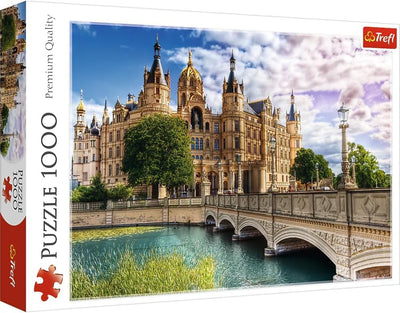 Trefl Castle on The Island 1000 Piece Jigsaw Puzzle Red 27"x19" Print, DIY Puzzle, Creative Fun, Classic Puzzle for Adults and Children from 12 Years Old