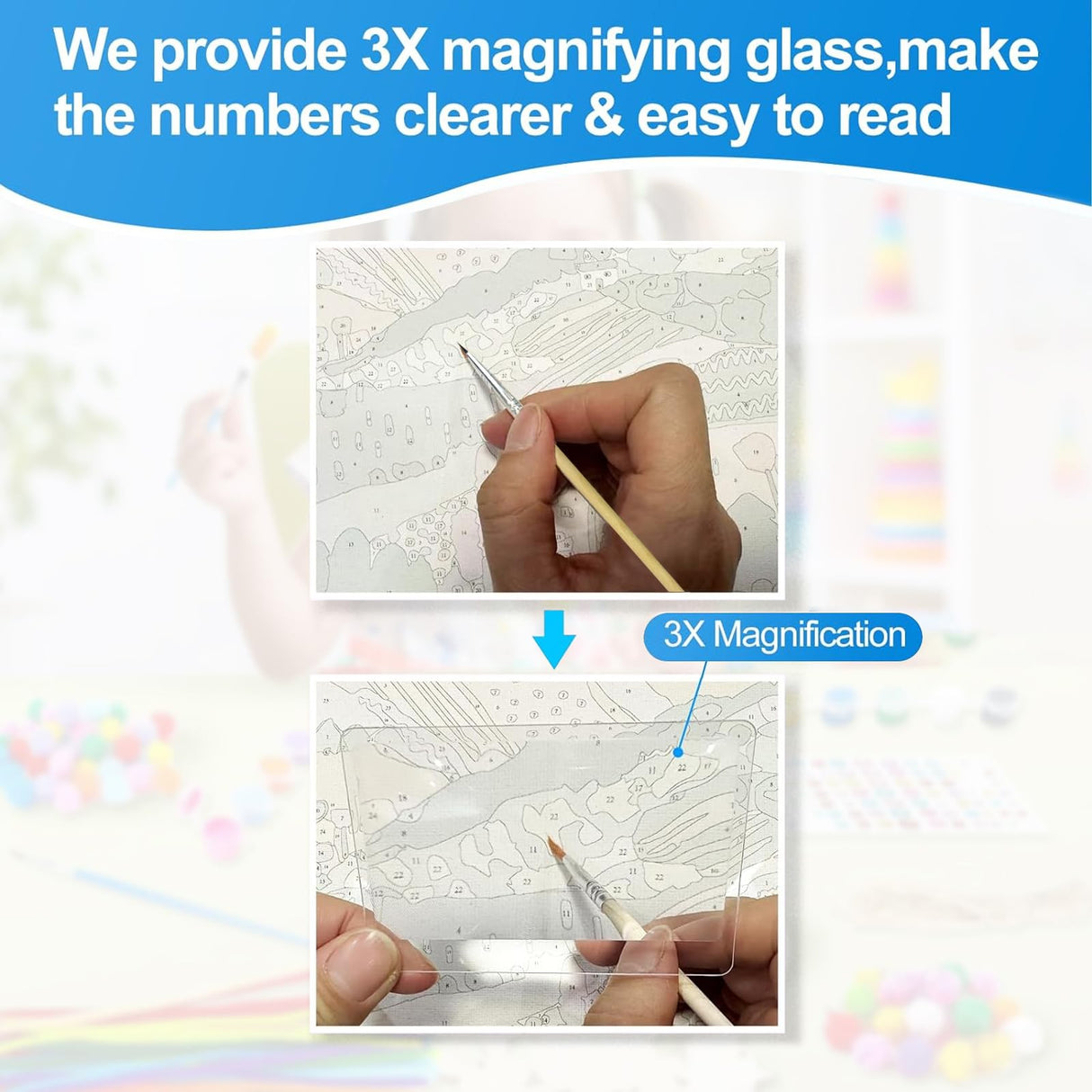 Julouyn 4 Pack National Park Paint by Numbers Kit for Adults with Framed, Sunset Sunrise Mountain Easy Paint by Number Kits On Canvas with Wooden Easel, Painting by Numbers for Beginner Gift 8x12 in Julouyn