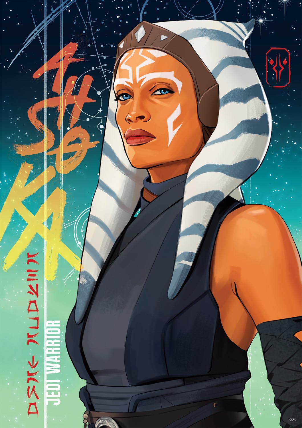 Buffalo Games - Star Wars - Jedi Warrior - 500 Piece Jigsaw Puzzle for Adults -Challenging Puzzle Perfect for Game Nights - Finished Size is 21.25 x 15.00 Buffalo Games