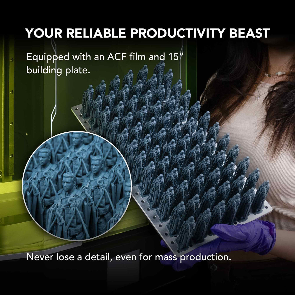 phrozen Sonic Mega 8K S LCD/MSLA Resin 3D Printer, 43 µm High Resolution, 15 inch Mono LCD Screen, Fast Production Accurate Details, Large Printing Size L12.99xW7.28xH11.81 Printing Volume phrozen