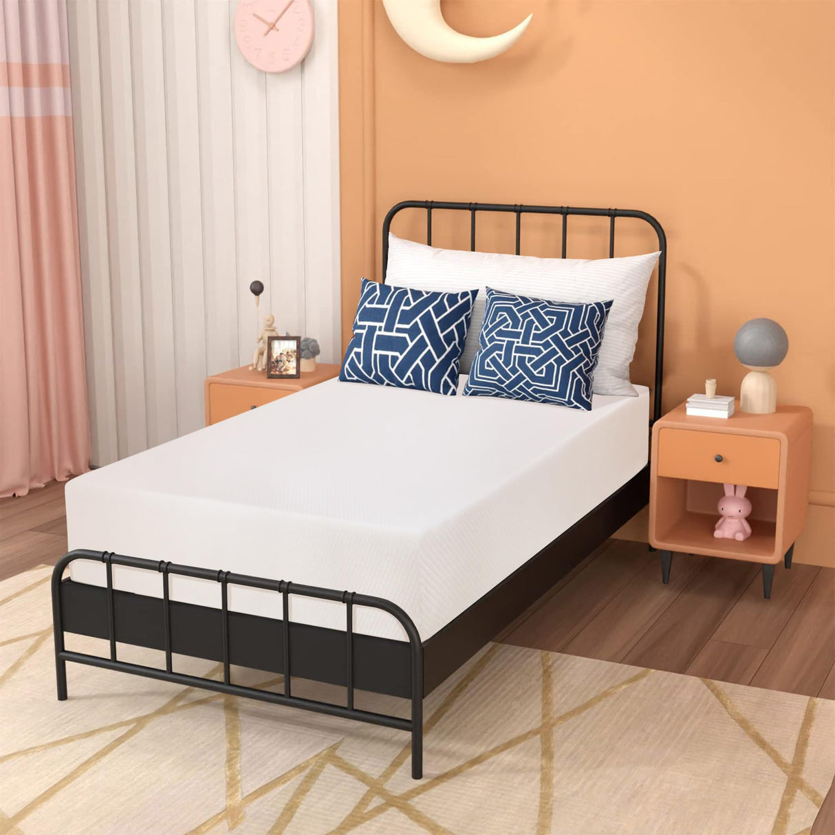 Twin Mattress, 5/6/8/10/12/14 Inch Medium Firm Mattress Memory Foam Mattress for Cool Sleep & Pressure Relief, Certipur-Us Certified Twin Bed Mattress, Twin Size Mattresses Bed in a Box, (Twin, 14 In) Haiput Wam