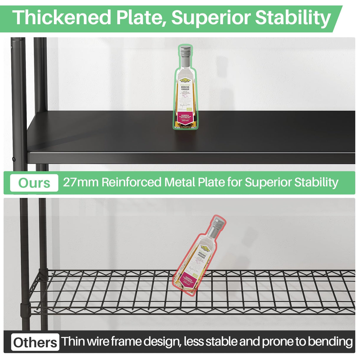Metal Shelving for Storage, 5 Tier Adjustable Kitchen Storage Shelves with Wheels, Shelving Unit Bookshelf Utility Shelf Metal Storage Rack for Garage Pantry Closet Laundry, 35.8"x13"x59.65" PXRACK