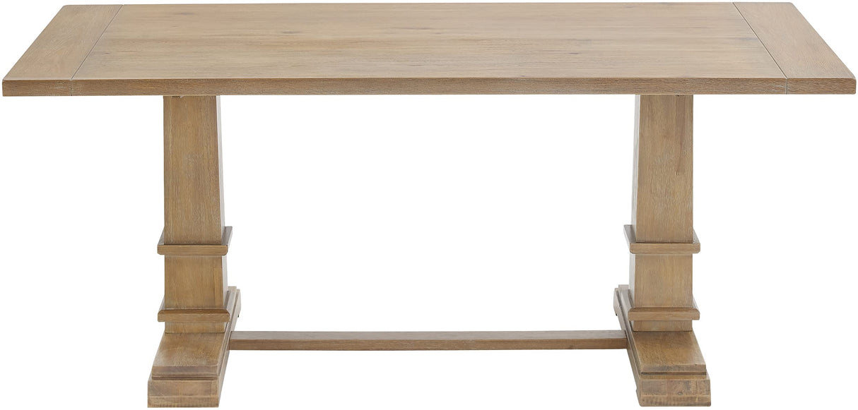 Crosley Furniture Joanna Modern Farmhouse Wood Dining Table, Rustic Brown Crosley Furniture