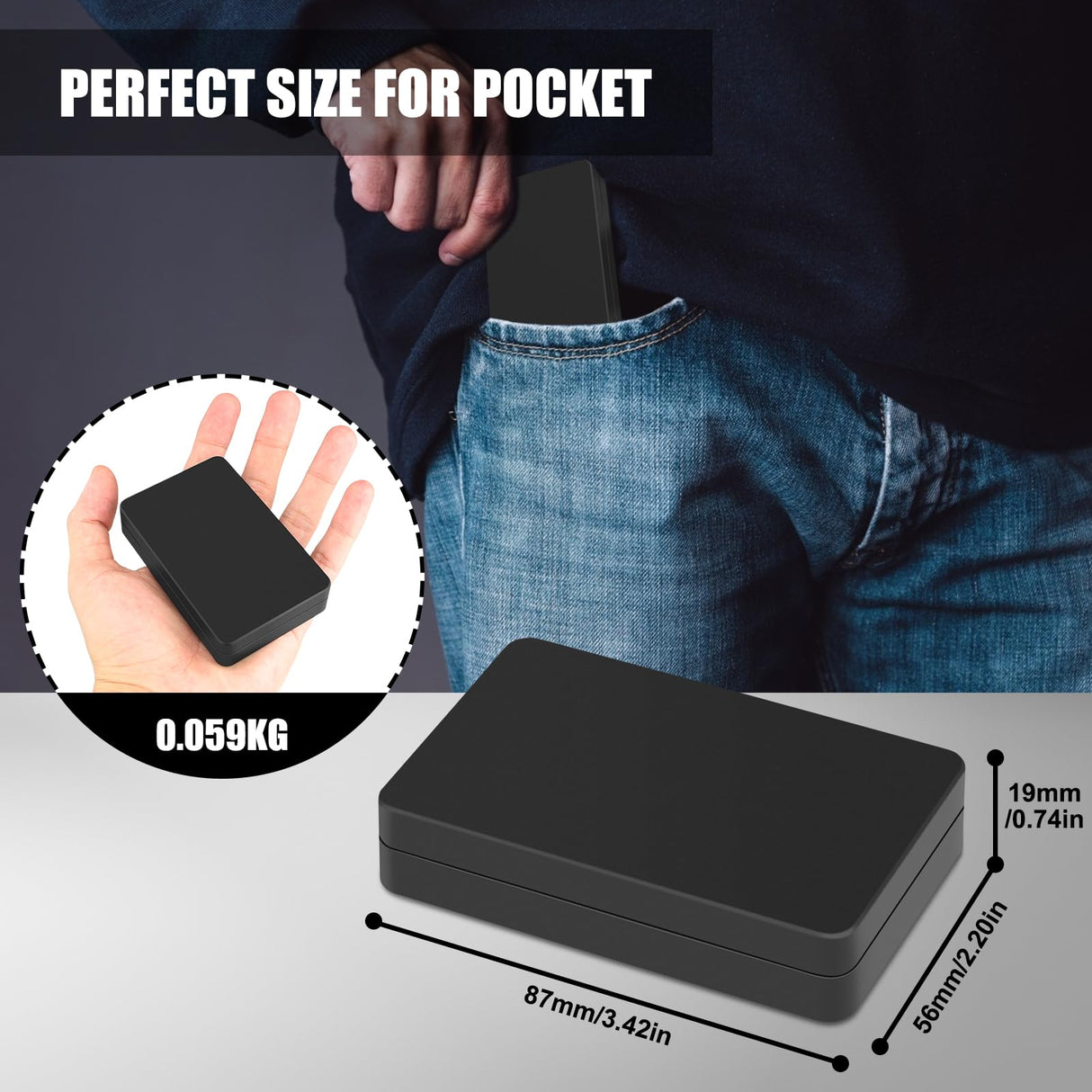 Digital Pocket Scale 1000g x 0.01g, Diyife Portable Precision Gram Scale Jewelry Scale with Protective Cover, Auto-Off, Backlit LCD, 7 Units Tare, for Food, Kitchen, Coffee, Battery Included Diyife