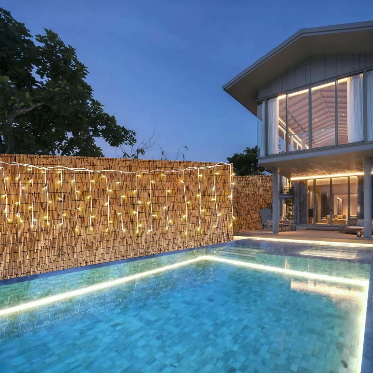 Natural Reed Fencing Rolls, Outdoor Privacy Fence Breathable Garden Fencing for Balcony Backyard Patio Fencing Divider Decors Fence, 2ft 2.3ft 3ft 3.3ft 3.6ft 4ft 4.6ft 5ft 6ft High(70*300cm(2.3*9.8ft HSPLXYT