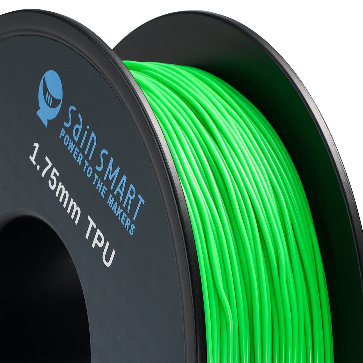 SainSmart Neon Color TPU, 1.75mm Flexible TPU 3D Printer Filament 800g, Dimensional Accuracy +/- 0.05 mm, Neon Green SainSmart