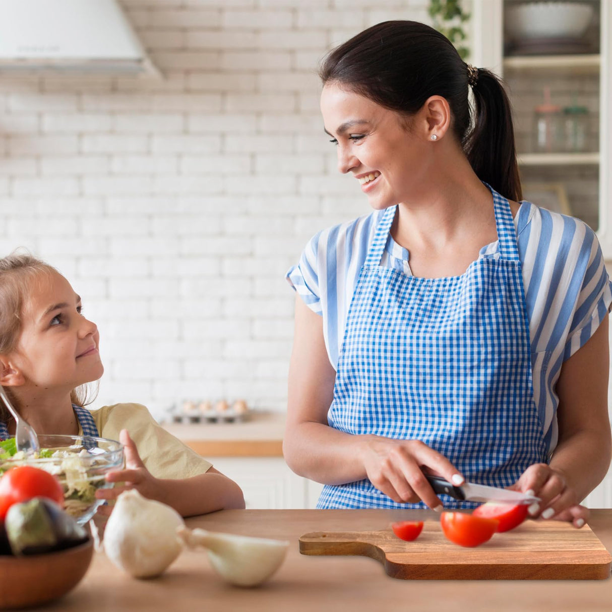 18 Pcs Acacia Wood Cutting Board Bulk Wood Cutting Board with Handle Kitchen Tray Charcuterie Boards for Pizza, Bread, Cheese, Fruit, Vegetables (12 x 6 Inch) Olutacot