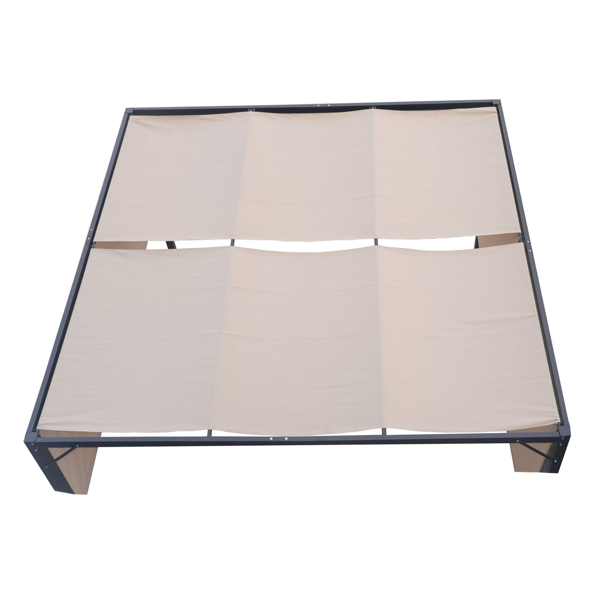 Christopher Knight Home Wendy Outdoor Steel Framed 10' Gazebo, Beige/Black Christopher Knight Home