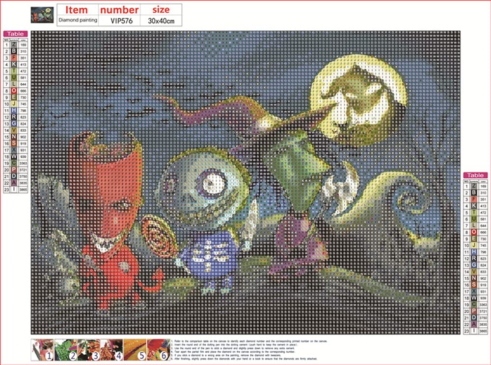 MMAHD Diamond Art Painting Kits for Adults,DIY 5D Round Full Drill Film Characters Diamond Art, Perfect for Relaxation and Home Wall Décor(11.8×15.8Inches) MMAHD