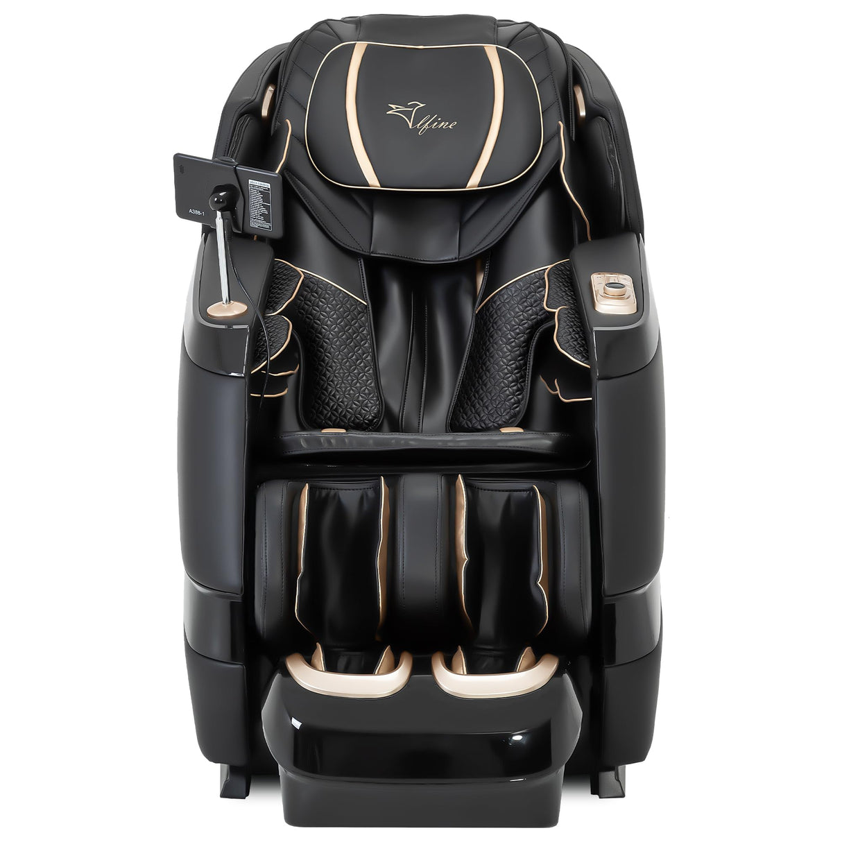 Alfine A66 4D Full Body Massage Chair – Made in The U.S.A. with U.S. & Imported Material, SL Track, Yoga Stretch, Zero Gravity, AI Voice Control, Heating, Automatic Footrest Alfine