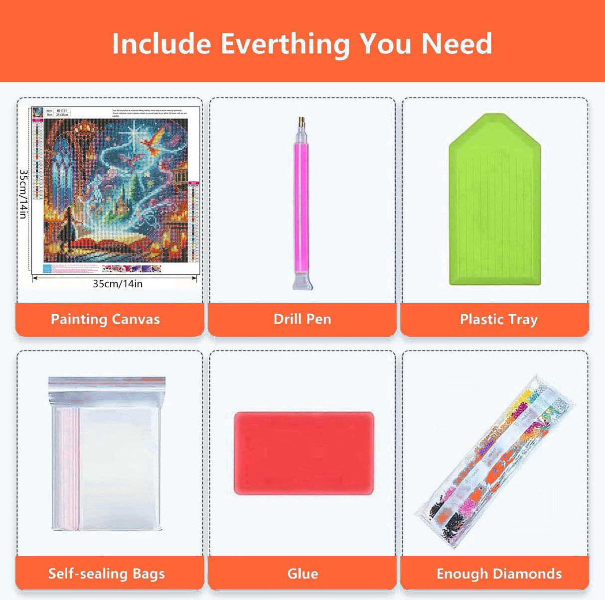 Axquilon Cross Diamond Art Kits for Adults - Religious Diamond Painting Kits for Adults Beginner, DIY 5D Full Drill Gem Art for Home Wall Decor 14x14 inch Axquilon