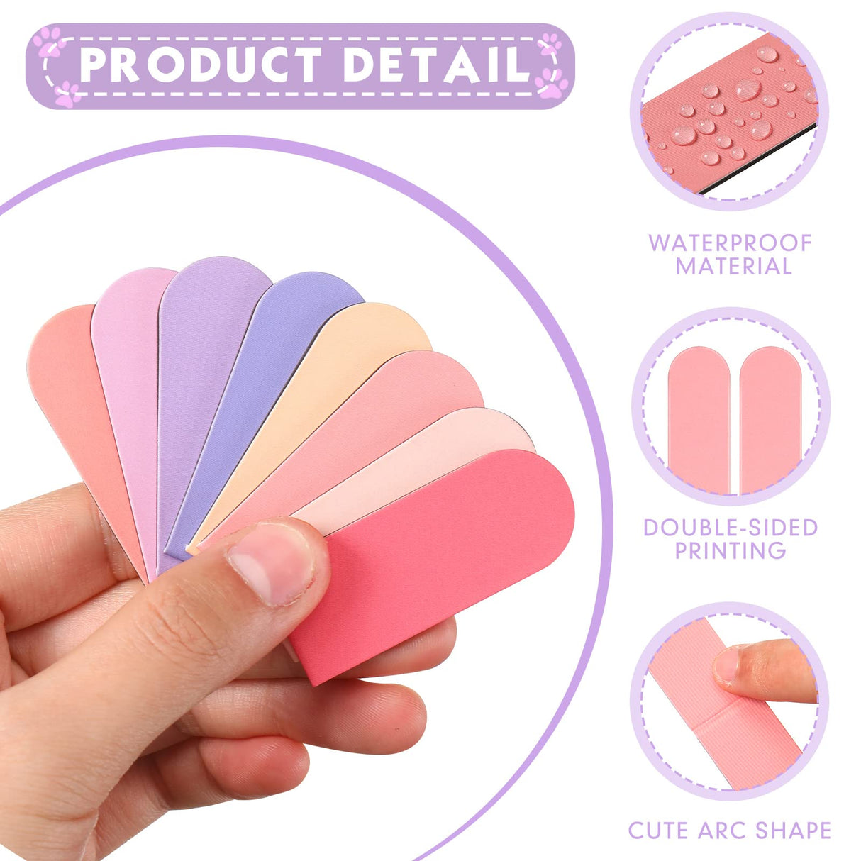 Yeaqee 130 Pcs Magnetic Bookmarks Bulk, Cute Bookmarks, Book Marker Clip, Planner Bookmark Clip, Magnetic Page Markers, Reading Accessories, for Lovers Women Men Teachers Students Kids, 0.8x2 Inch Yeaqee