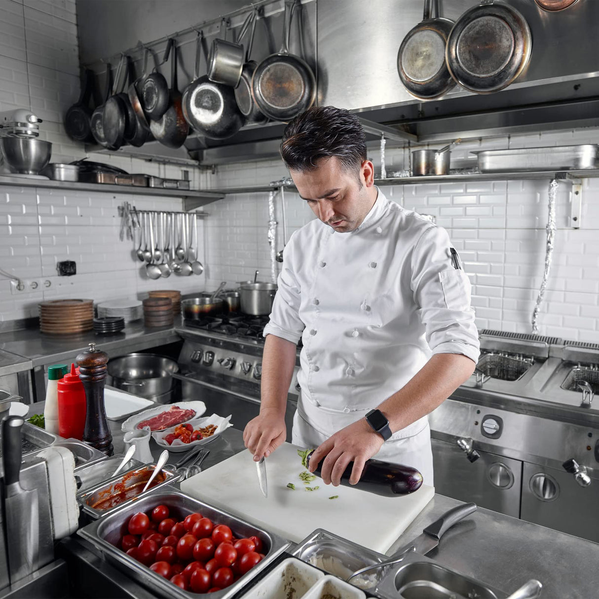 Profeeshaw NSF Stainless Steel Shelf 12” x 48”, 280 lb Commercial Shelves Wall Mounted Metal Shelving with Backsplash and 2 Brackets for Restaurant, Bar, Utility Room, Kitchen and Garage Profeeshaw