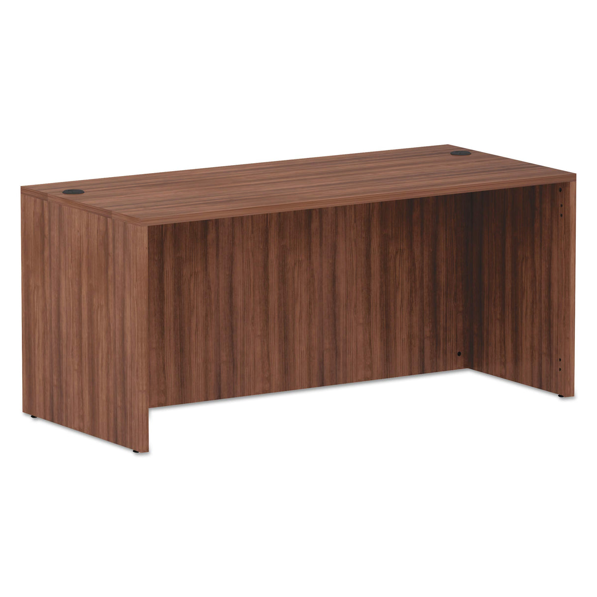 Alera Alera Valencia Series Straight Front Desk Shell, 65" X 29.5" X 29.63", Modern Walnut Alera