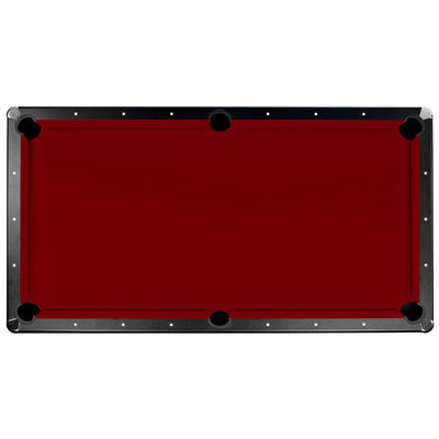 Championship Saturn II Billiards Cloth Pool Table Felt , Burgundy, 8-Feet