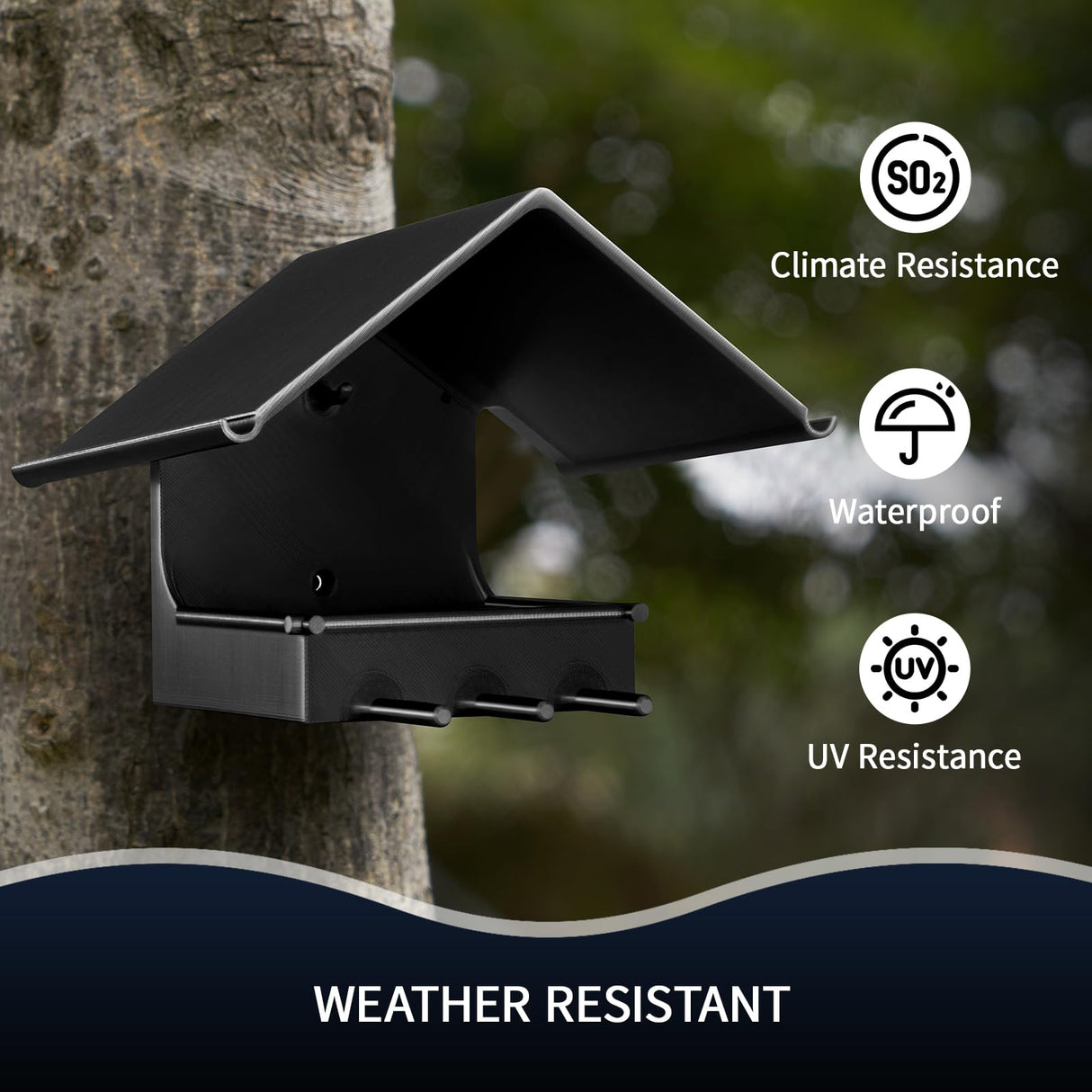 ERYONE ASA Filament 1.75mm UV&Weather Resistant, ASA 3D Printing Filament Perfect for Printing Outdoor Functional Parts, 1kg (2.2 lbs)/Spool, Black ERYONE