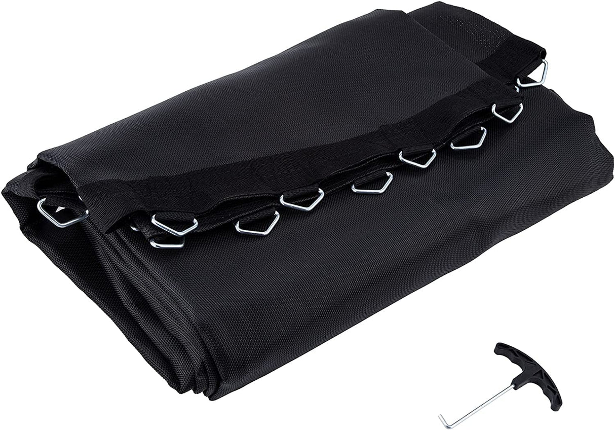 Cliselda Trampoline Replacement Mat, Fits 14 ft Round Trampoline Frame with 72 V-Rings and Spring Tool, Fits 6.5-7" Springs, 147 inch Jumping Mat (Excluding Frame and Spring) Cliselda