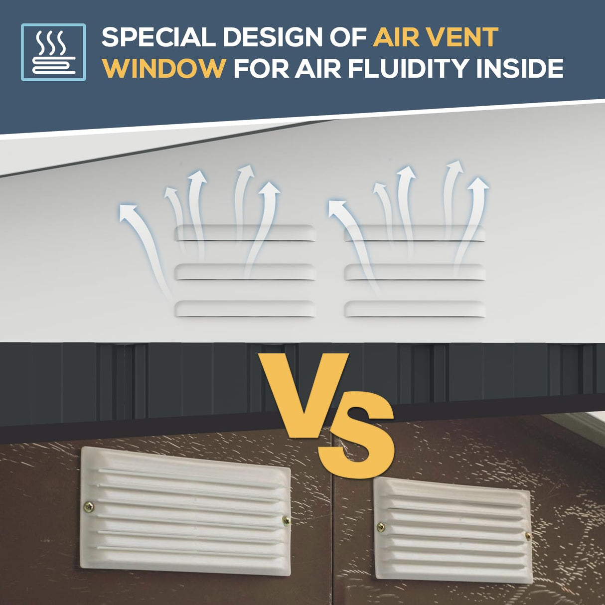 AECOJOY 12' x 12' Outdoor Storage Shed, Dark Grey Large Metal Sheds & Outdoor Storage Clearance Steel Yard Shed with Lockable Doors, Utility and Tool Storage Garden Shed for Backyard AECOJOY
