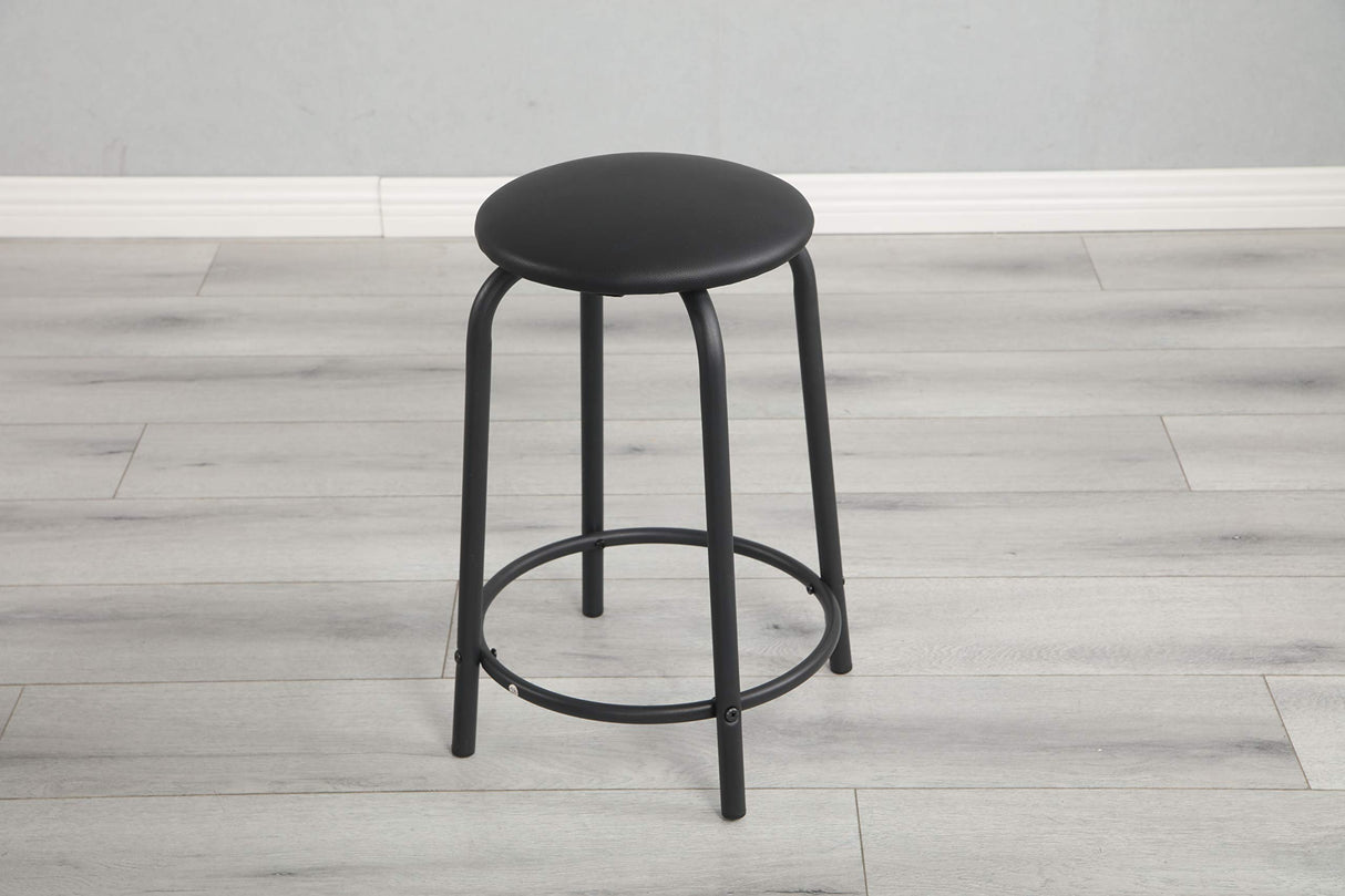 BAOMKONG Drafting Table and Stool Set, Tempered Black Glass Drawing Table with Adjustable Tabletop and Height Art Table for Artist Painters Home Office BAOMKONG