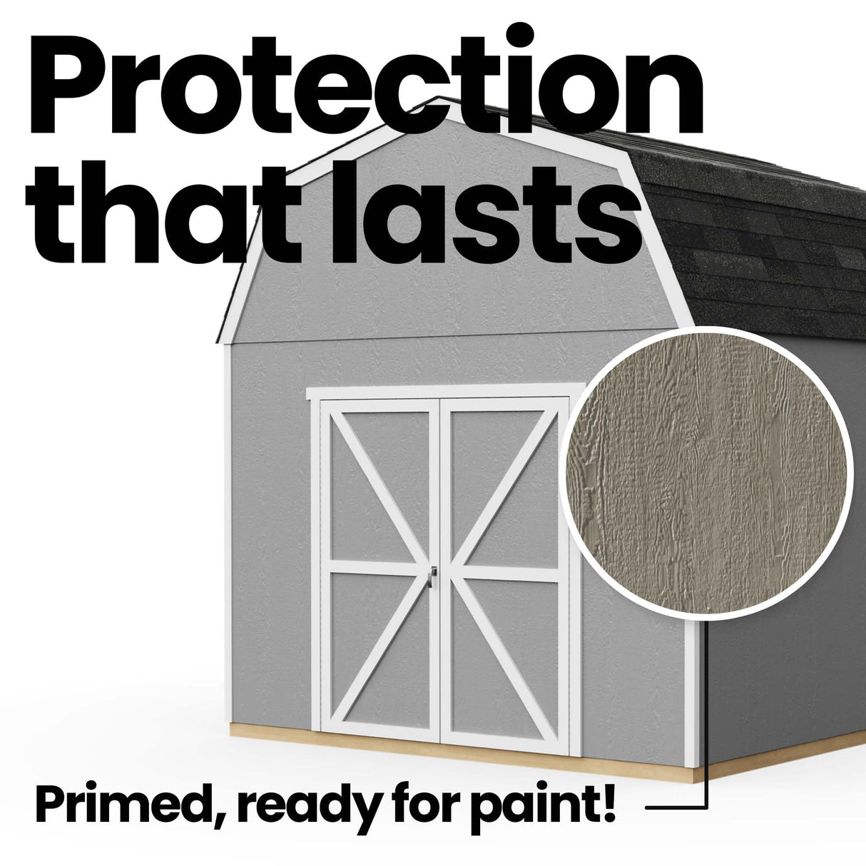 Handy Home Products Hudson 12x16 Do-it-Yourself Wooden Storage Shed Brown Handy Home Products