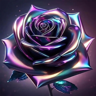 AREOPNMG 5D Colorful Rose Diamond Painting Kits for Adults Beginners,DIY Flower Diamond Art,Full Round Drill Diamond Dot Gem Art Kits, Home Wall Decor 16x16 Inch