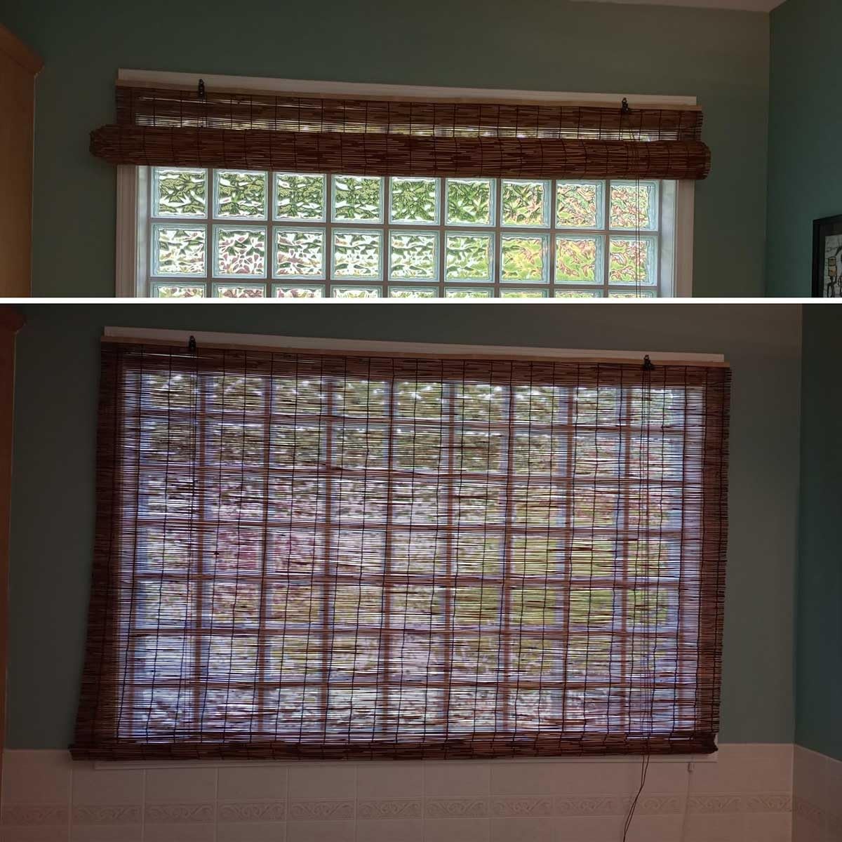 DISPRA Bamboo Roll-Up Outdoor Blind – Natural Sun Shade for Balconies, Patios, and Windows DISPRA