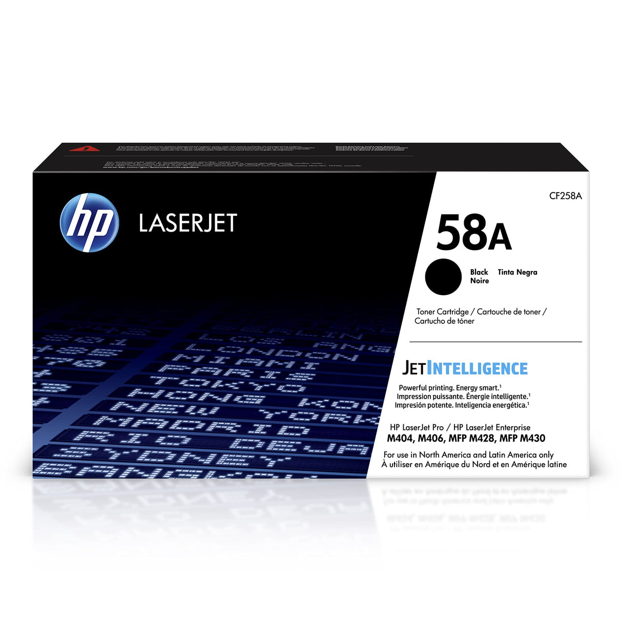 HP 58A Black Toner Cartridge | Works with HP LaserJet Enterprise M406 Series, HP LaserJet Enterprise MFP M430 Series, HP LaserJet Pro M404 Series, HP LaserJet Pro MFP M428 Series | CF258A HP